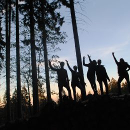 family hike